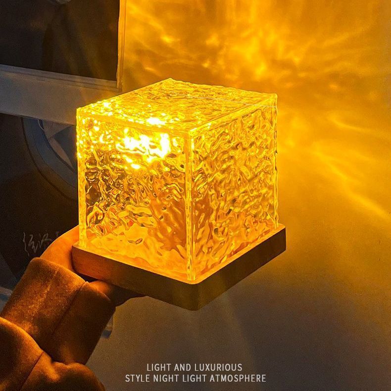 Water Ripple Crystal Table Lamp
